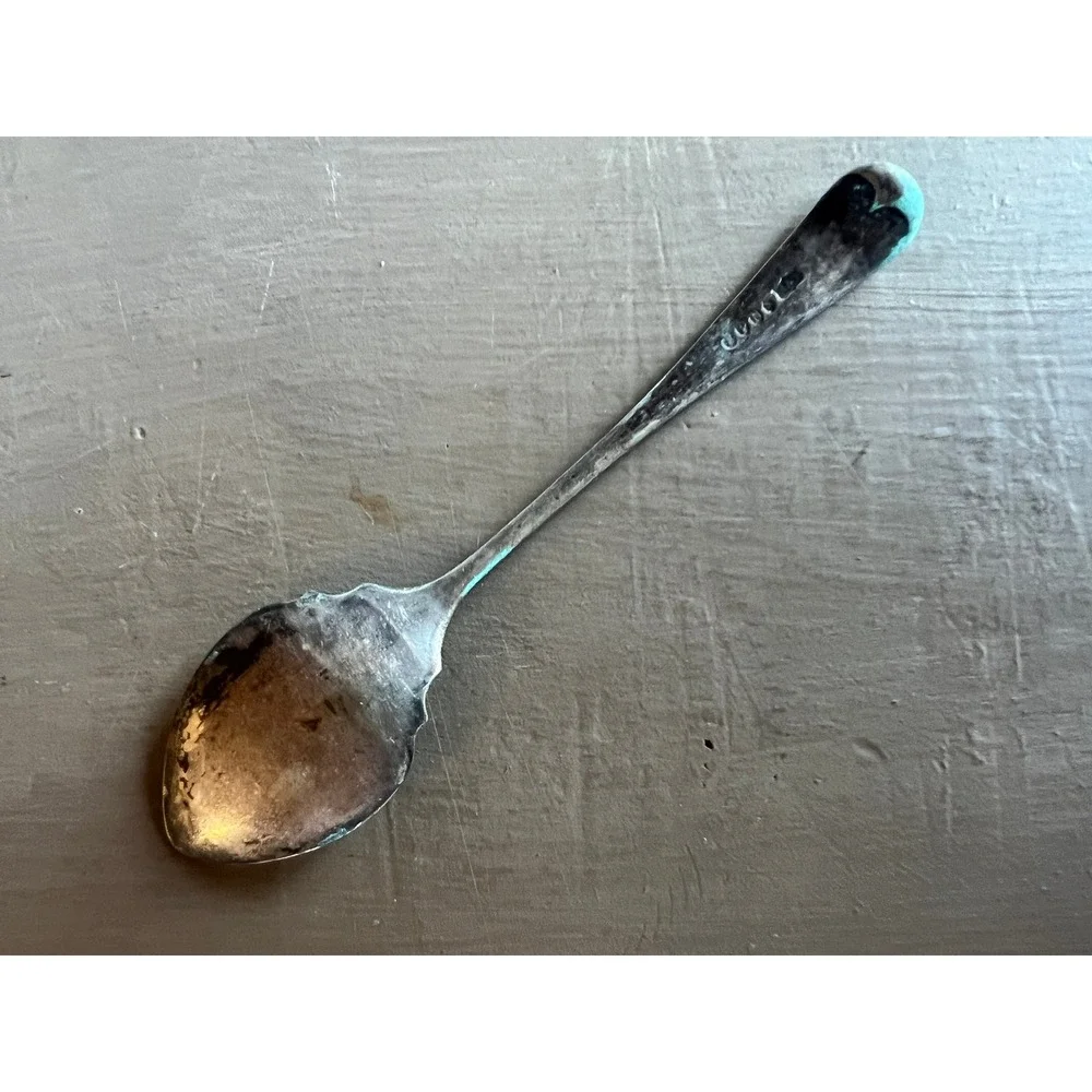 Vintage EPNS Silver Plated Salt Spoon 5